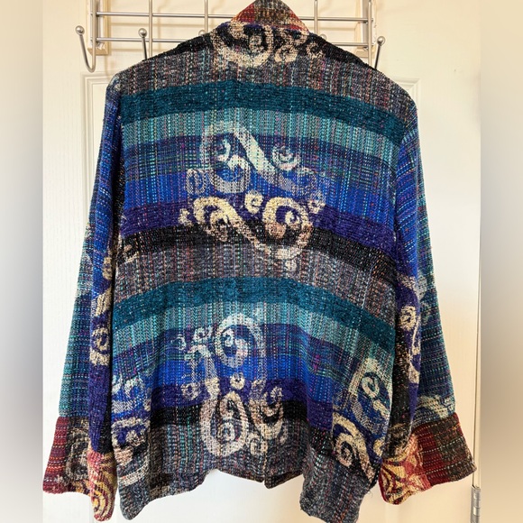 Boho Multicolor Patchwork Utility Jacket - Picture 4 of 12
